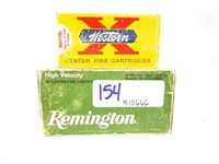 Remington 32-20 win ammo and Western X 32-20