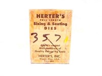 Herter's Full Length Sizing & Seating Dies .357