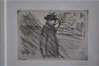 Jean Francois Raffaelli Drypoint 1909