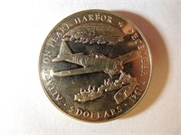 $5 Dollar coin Comm. " Attack of Pearl Harbor "