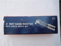 2 Way Hand Riveter Set