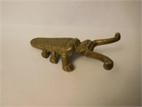 Vintage Large brass insect boot jack from Taiwan