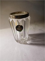 Echt Bleikristall crystal toothpick holder SS Trim