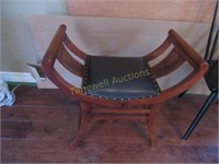Leather stool