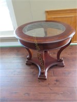 Two cherry occasional tables