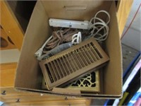 Floor registers and extension cords