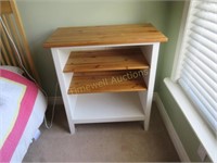 Wooden shelf unit