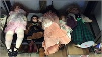 Quantity Of Porcelain Dolls