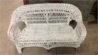 Wicker Love Seat 34"x22"