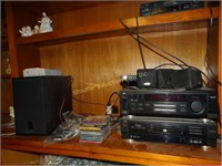 Jvc: radio receiver, 3-dvd player, speakers & 2