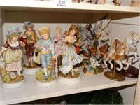 10 porcelain figures: male figures(Anderson) &