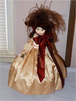 Royal porcelain doll w/ stand