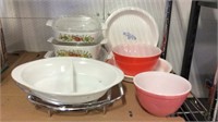 Mixing Bows & Pyrex Pots