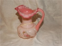 Fenton hand-painted vase