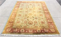 Large Heavy Pale Green Persian Style Rug