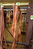 GROUP OF 5 NEW LEATHER HORSE LEADS