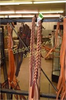 GROUP OF 5 NEW LEATHER REINS