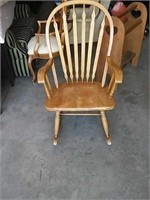 Wood Oak Rocking Chair