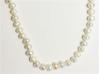 Sterling Silver Freshwater Pearl Necklace