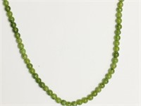 St.Silver Nephrite Jade Necklace