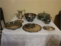 Assorted Silver Plated Dinnerware