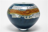 Randi Solin (American, 20th C)- Art Glass Vase