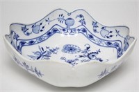 Colln-Meissen "Blue Onion" Porcelain Serving Bowl