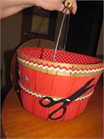 Cute Basket for Sewing Items