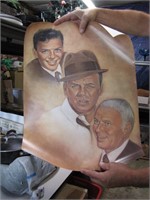 Vintage Frank Sinatra Print by Sue Leigh 18"x24"