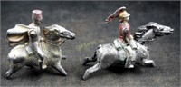 2 C M France Middle East Metal Soldiers Lot
