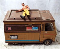 Vintage Mattel Big Jim Sports Toy Camper W Boat