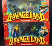 2 Vintage X Men Savage Land Action Figures