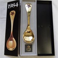Gold Plated Sterling Silver - G. Jensen Spoon 1984