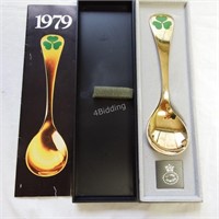 Gold Plated Sterling Silver - G. Jensen Spoon 1979