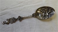 Another Ornate Sterling Silver Spoon High Relief