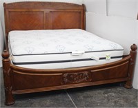 Manchester Manor Elegant KING Size Sleigh Bed