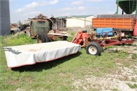 Kuhn 10' Disc Mower with Baird's Stony Point Dolly