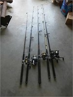 Assorted Fishing Poles