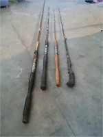 Assorted Fishing Poles