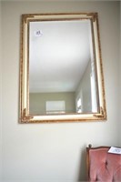 Print W/ Matching Mirror Mirror has Ornate Frame