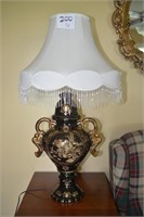 Matching Pair of Lamps W/ Vase Lamps Measure 35"