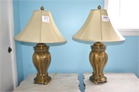 Pair of Matching Lamps W/ Shades