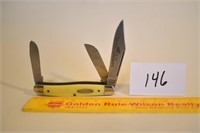 Camillus Knife 3 Blade- Yellow Jacket