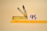 Case Knife 2 Blade- Yellow Handle