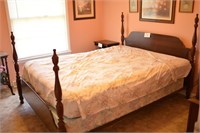 4 Piece Bedroom Suite Queen Size Bed W/ Foot