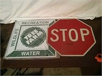 Assorted Signs and Showboard
