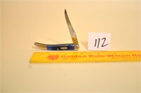 Case XX Tooth Pick Knife Blue Handled
