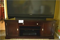 Wooden TV Stand 24" Tall X 60" Long X 19" Deep