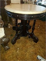 Stunning antique marble top Victorian highly
