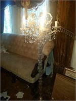 Stunning chandelier floor lamp